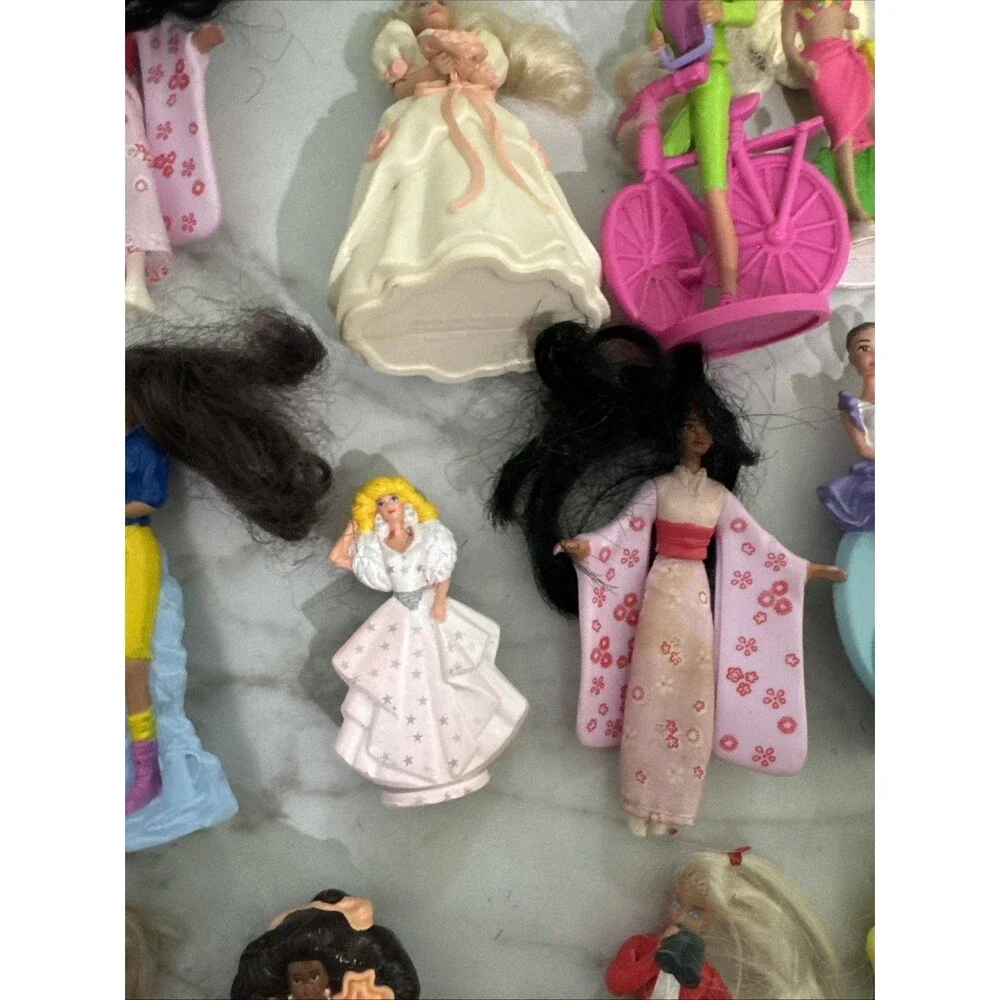 Vintage McDonalds Happy Meal Barbie Toy Lot 90s Mattel Figures Pieces 43 Pieces